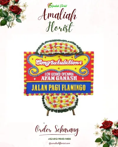 Bunga Papan Congratulation di Ujung-ujung